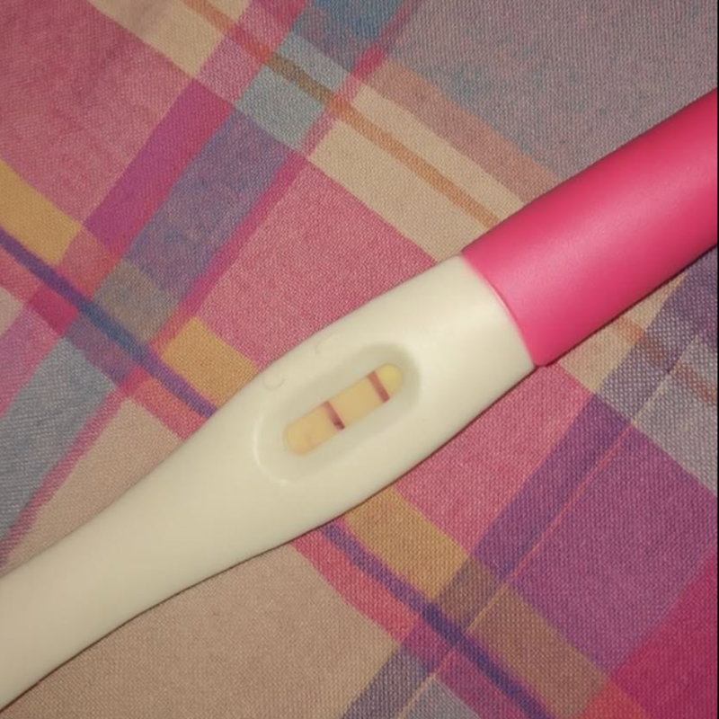 Pregnancy result shared by an anonymous PCOS client